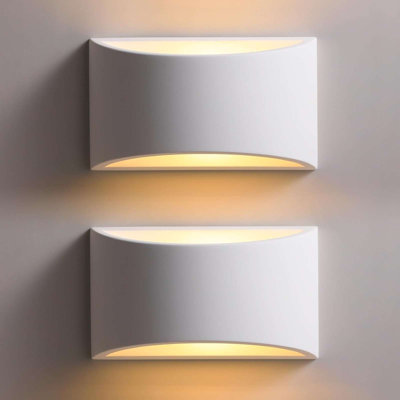 Darey Ceramic LED Flush Mounted Sconce