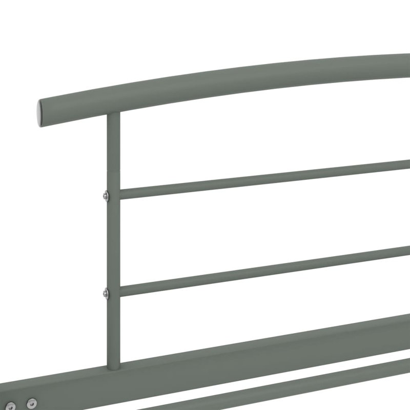 Bishaan Solid Wood Bed, 63cm H x 100cm W x 200cm L, Grey