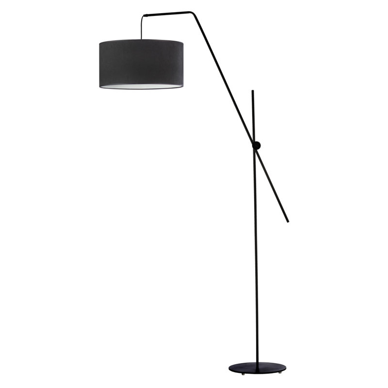 Lazaya 176cm Task Floor Lamp, Black