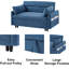 Caldina 55.3" upholstered sleeper sofa-990728544