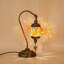 Lampe de table turque marocaine, lampes de chevet en verre Tiffany