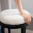Upholstered Backless Bar Stool with Finished Footrest-1434673768