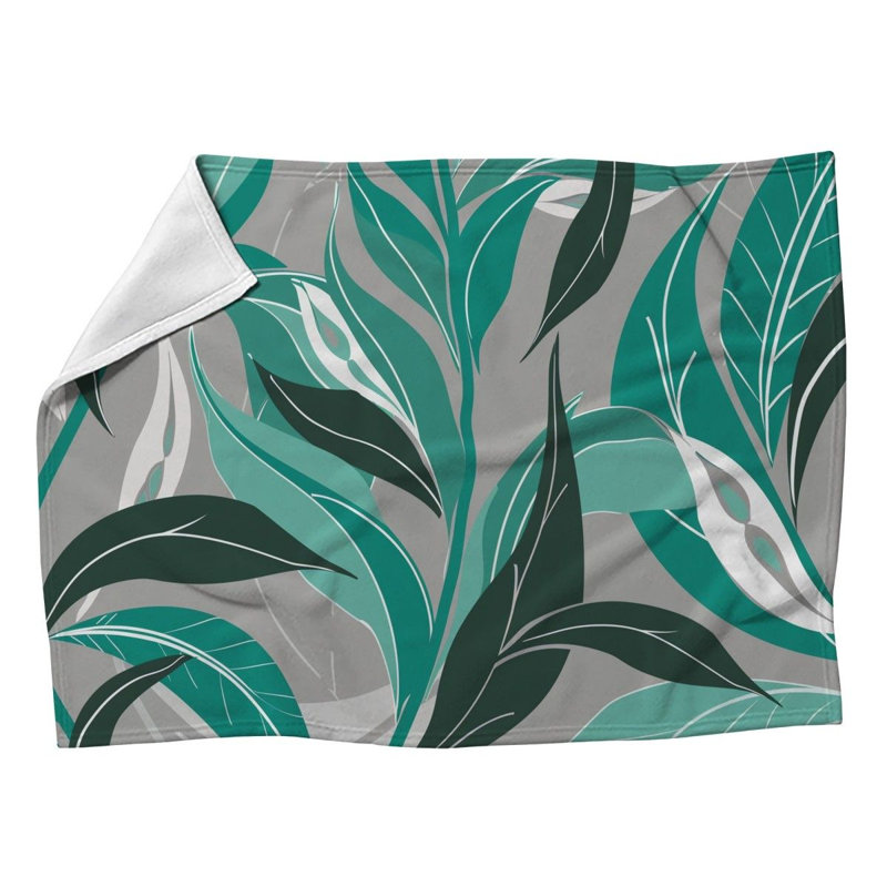 Jeté polaire Wavy Elements, L 50 po x L 60 po