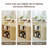70x36 Extra Deep Dining Table for 6-8 with Fluted Base and Large Storage Cabinet Farmhouse Kitchen Dinner Table for Dining Room Kitchen-51923326
