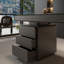 Bureau moderne 78,74 po brun de luxe-115386324