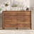 Hingham 55.1" W 8 Drawer Dresser, Wood Chest Of Drawers For Bedroom, Living Room，Brown-917238755