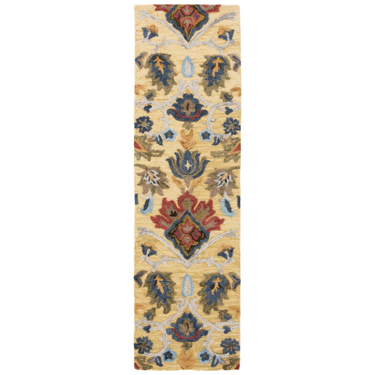 Haimes Hand Tufted Wool Floral Rug