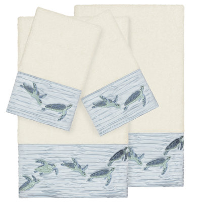 Mia 4 Piece Turkish Cotton Towel Set