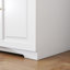 Armoire-penderie blanche