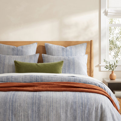 Sterling Stripe Linen Duvet Cover Set