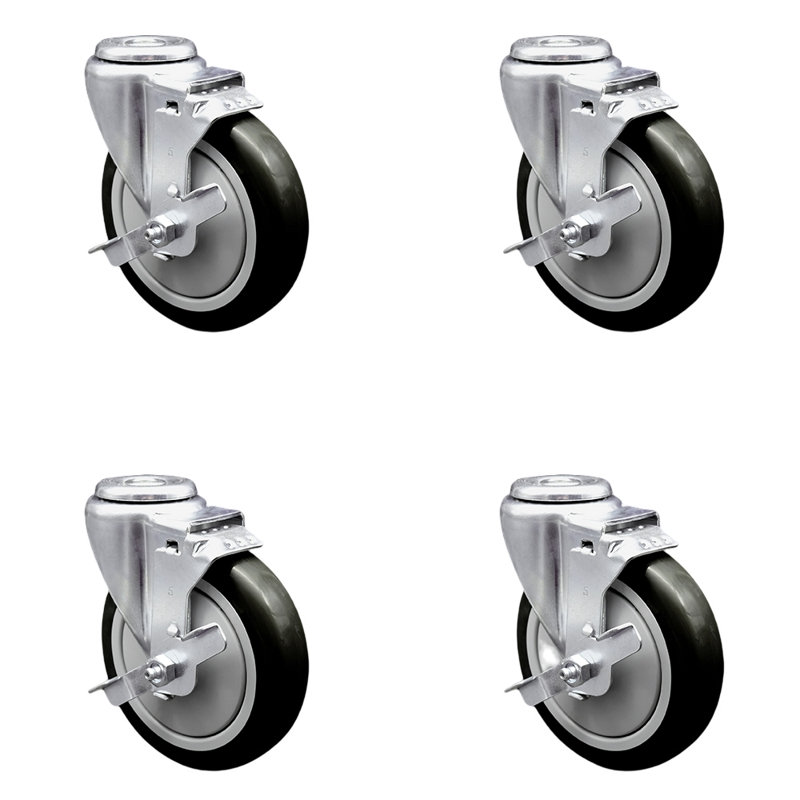 Polyurethane Caster, Black