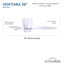 Ventilateur de plafond encastré intérieur / extérieur 36 po Ventiara-116509559-116509560