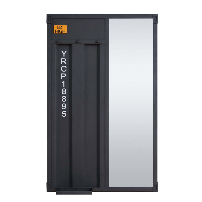 Miroir Cargo 25 po x 40 po, finition bronze industriel