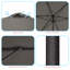 Parasol de 120 po Dorane-974435455
