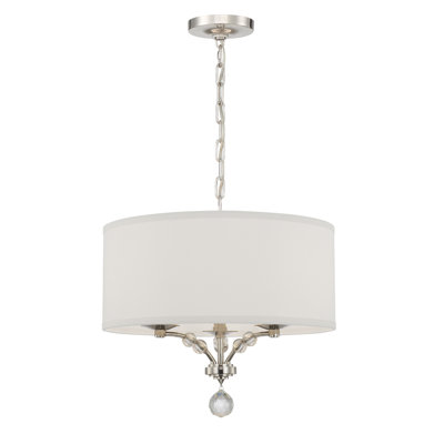 Plafonnier encastré 3 lumières à del tambour 18 po Vann