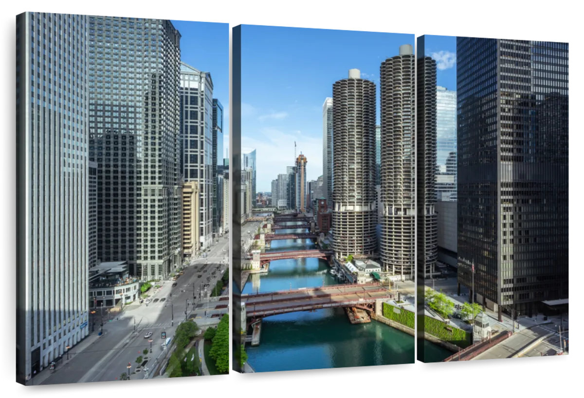 Ebern Designs Tergel Chicago Riverside Towers | Wayfair