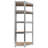 Shelf Storage Bookshelf Shelving Unit 5-Layer Steel and Engineered Wood-2056098100