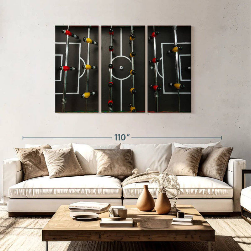 Senne Foosball Table Game, 48" H x 74" W