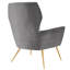 Fauteuil en velours capitonné Performance-246786311