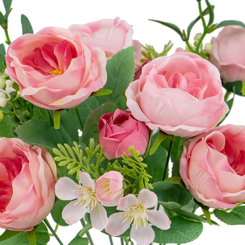 12 pièces camélia - ensemble de 6, Rose