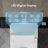 Smart Toilet Bidet with ADA Comfort Seat Height, Auto Open/Close Lid, Foot Sensor Open Seat, Foot Sensor Flush & Close Lid, LED Digital Display, Elongated Bidet Toilet