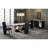 STACEY ZEBRA WHITE/BLACK DINING TABLE
