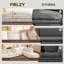 2-Seat Sectional Sofa with Hidden Storage and Ottomans-331557876