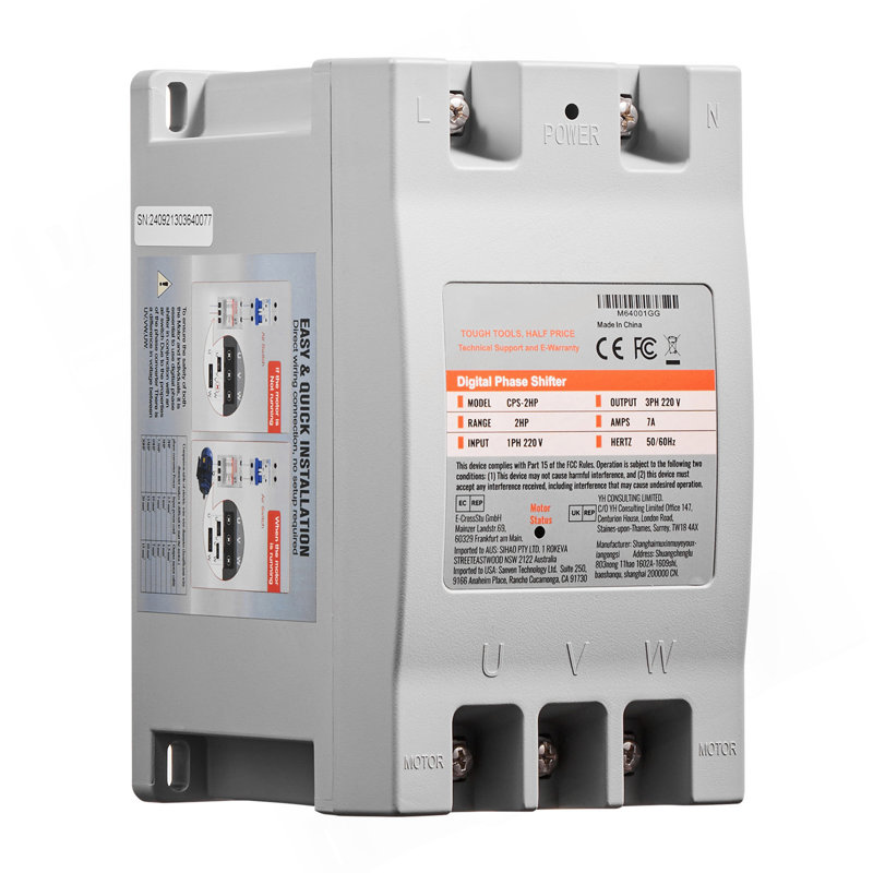 3 Phase Converter 2HP 7A 220V Single To 3 Phase 220V Input/Output