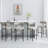 28" Boucle Upholstered Metal Counter Stool-992528422-992528420