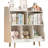 35.4" W Wooden Kids Bookcase with 3 spacious open shelves-1734948353