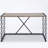 Rustic Oak And Antique Black Rectangular Desk(Desk)