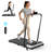 Under Desk Walking Pad Treadmill with Handle Bar and Adjustable Incline, 265 LBS Capacity