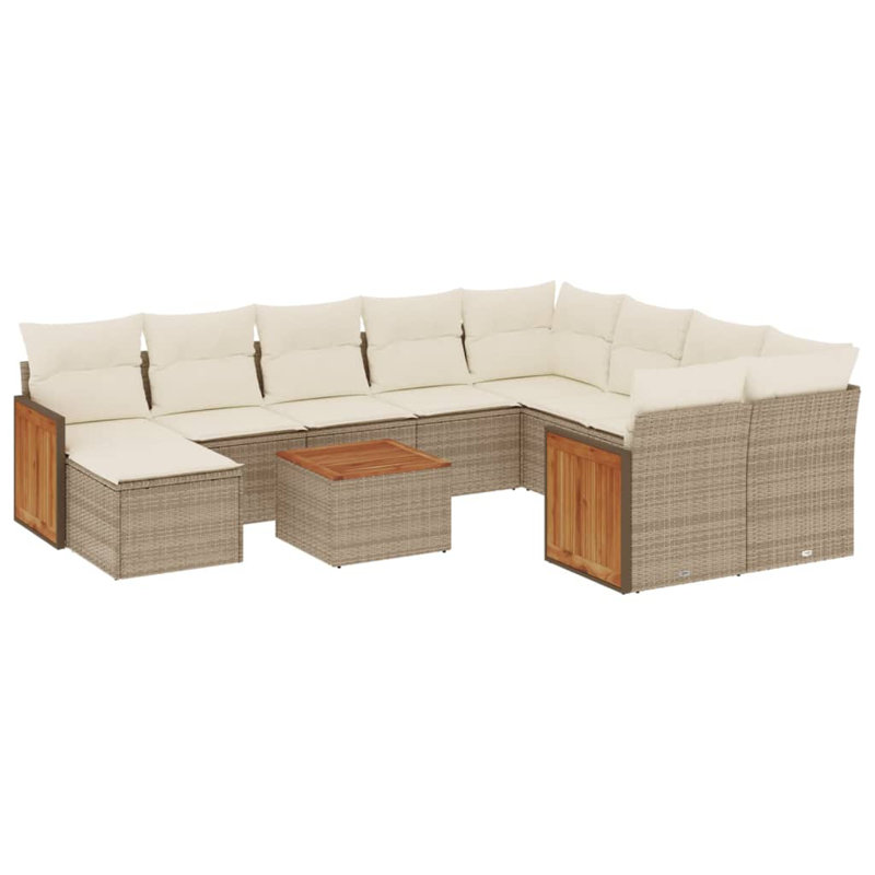 Vidaxl Garden Sofa Set Beige