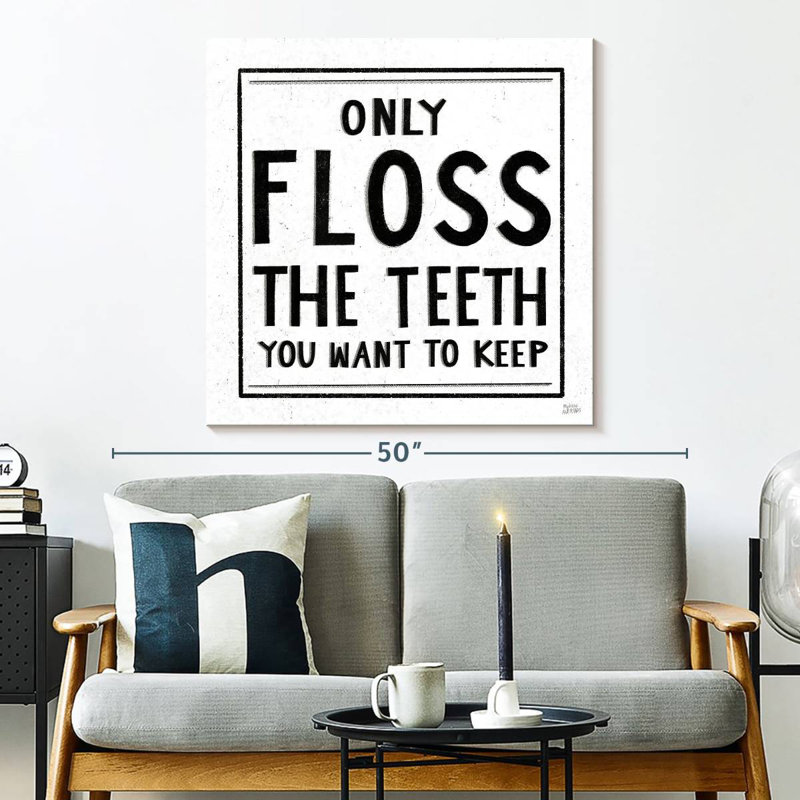 Tergel Only Floss, 33" H x 33" W