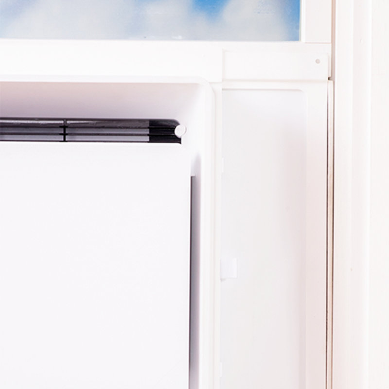 White Medium Wi-Fi Connected Window Air Conditioner with Remote
