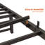 Twin Size Bed Frame With Storage Headboard, Metal Platform Bed With Charging Station, Bookcase Storage, Easy Assembly
