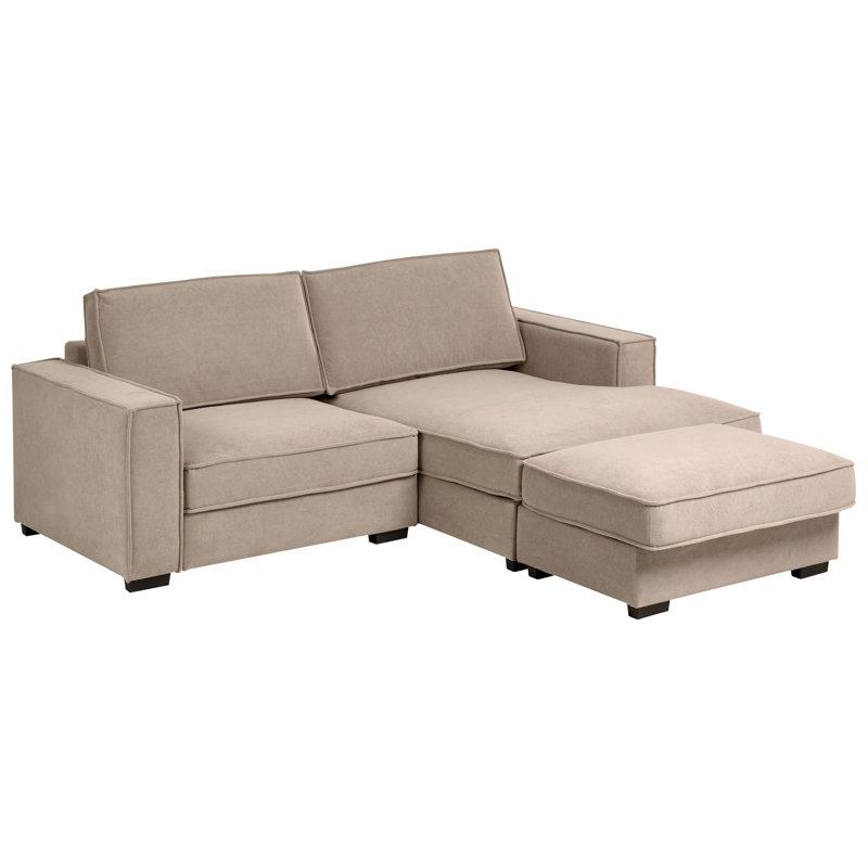 Talyah 2 Seater Corner Sofa , Taupe
