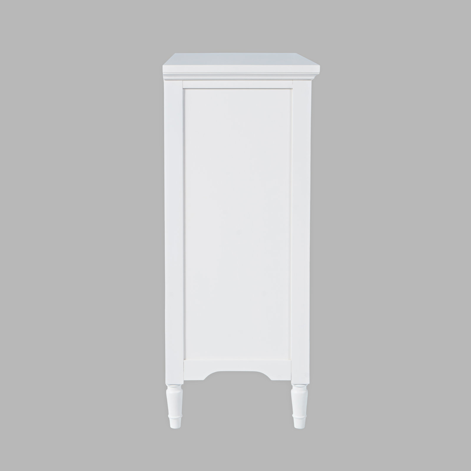 Alibi 32" Glass Door Accent Cabinet, White