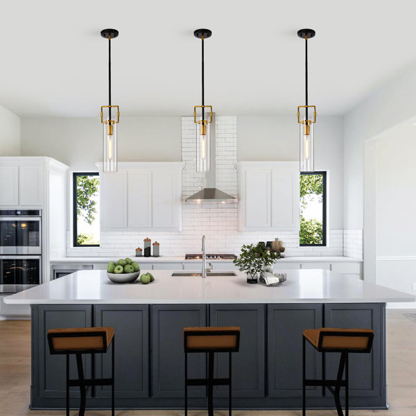 Mercury Row® Heffron 1 - Light Cylinder Pendant & Reviews | Wayfair