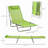 Outsunny 2 Piece Folding Chaise Lounge Chairs, Pool Sun Tanning Chairs, Outdoor Lounge Chairs With 6-Position Reclining Back-1226373418