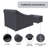 Aluminum Outdoor Lounge Chair with Ottoman