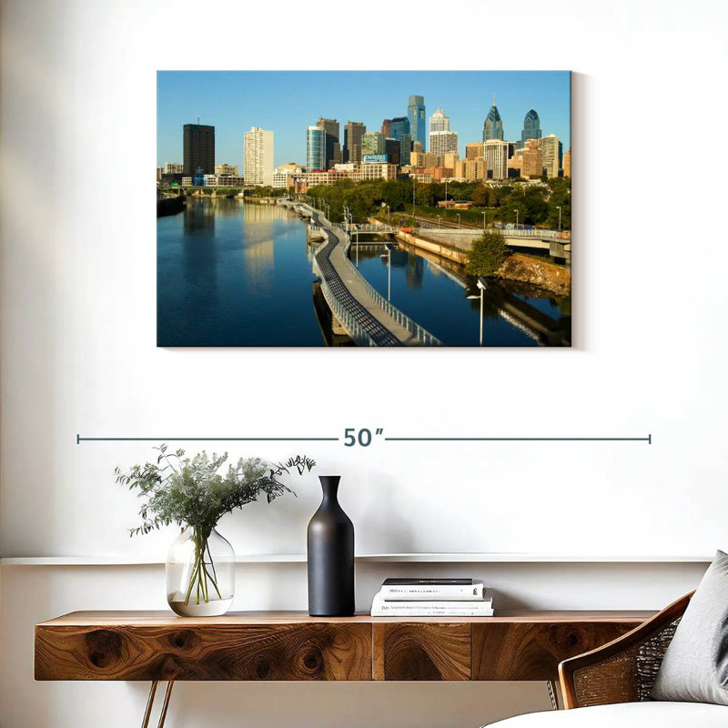 Ravi Schuylkill River Philadelphia, H 24 po x l 36 po