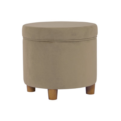 Mayen 19" Wide Round Storage Ottoman