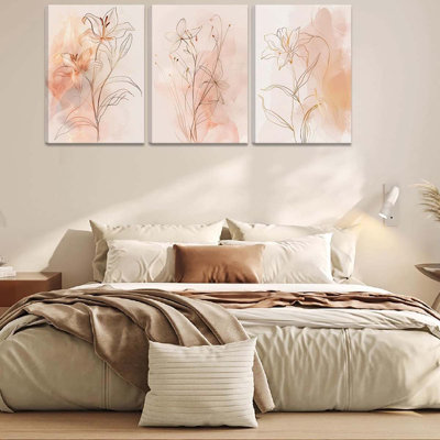 3 Piece Wrapped Canvas Print