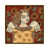 Toile encadrée d'or