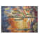 Machine Washable Indoor/Outdoor Bourkelands ACN2337 Botanical Rug