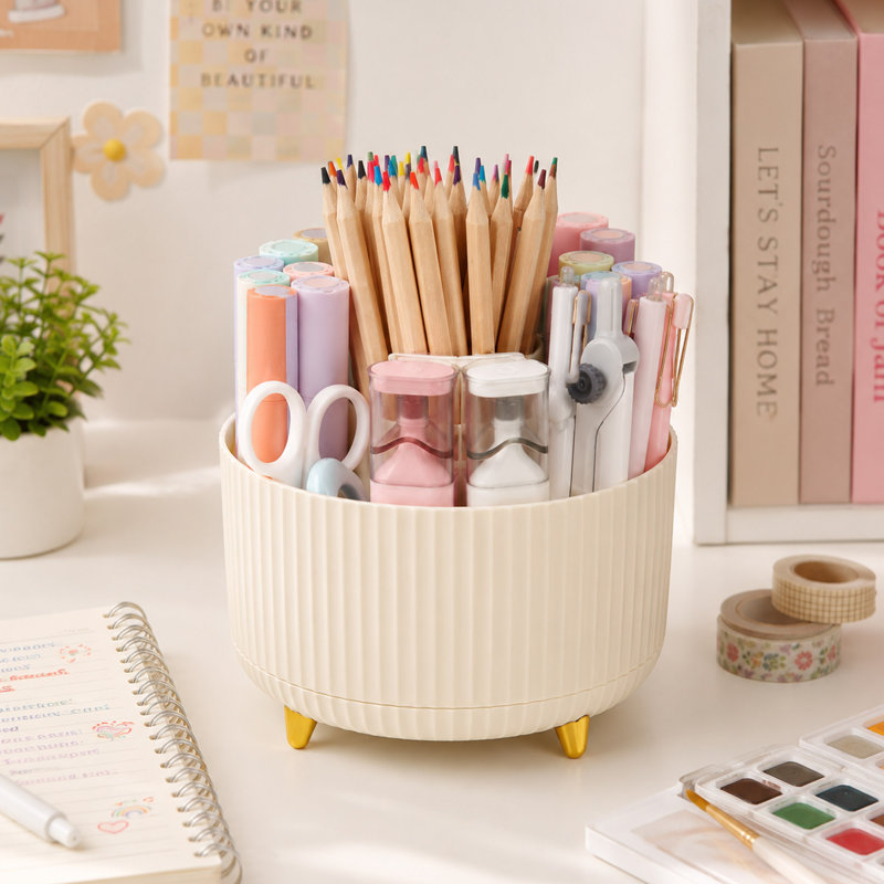 Organisateur de bureau 360 avec 5 compartiments