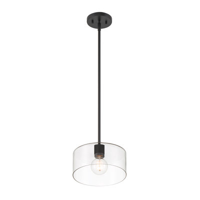 Luminaire suspendu cylindrique à 1 lumière Mulaney