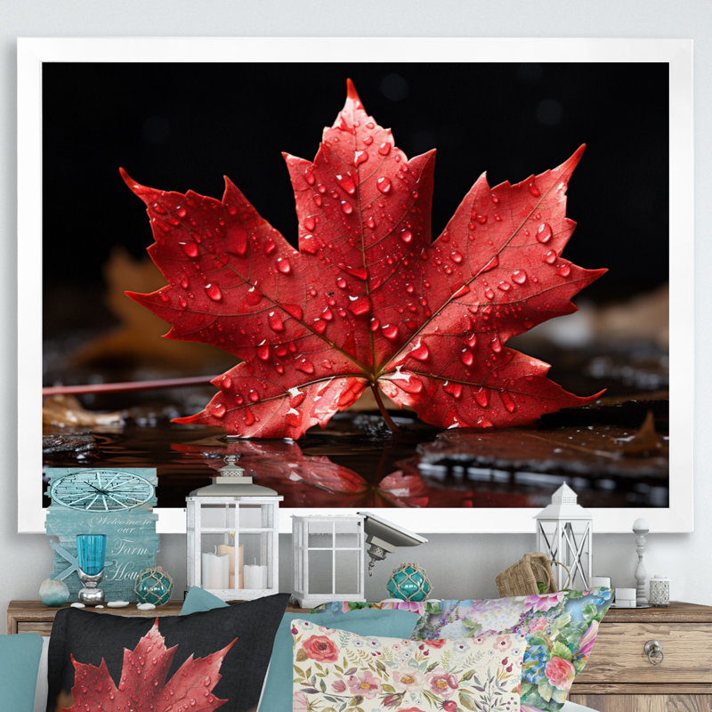 " Canada Canadian Pride III ", White, 24" H x 32" W x 1" D