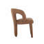 Chaise rembourrée Fireal, brun
